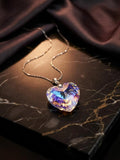 Corazón Aurora de Cristal